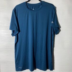 EMS Techwick Navy Blue Moisture-Wicking Performance Tee Large Excellent